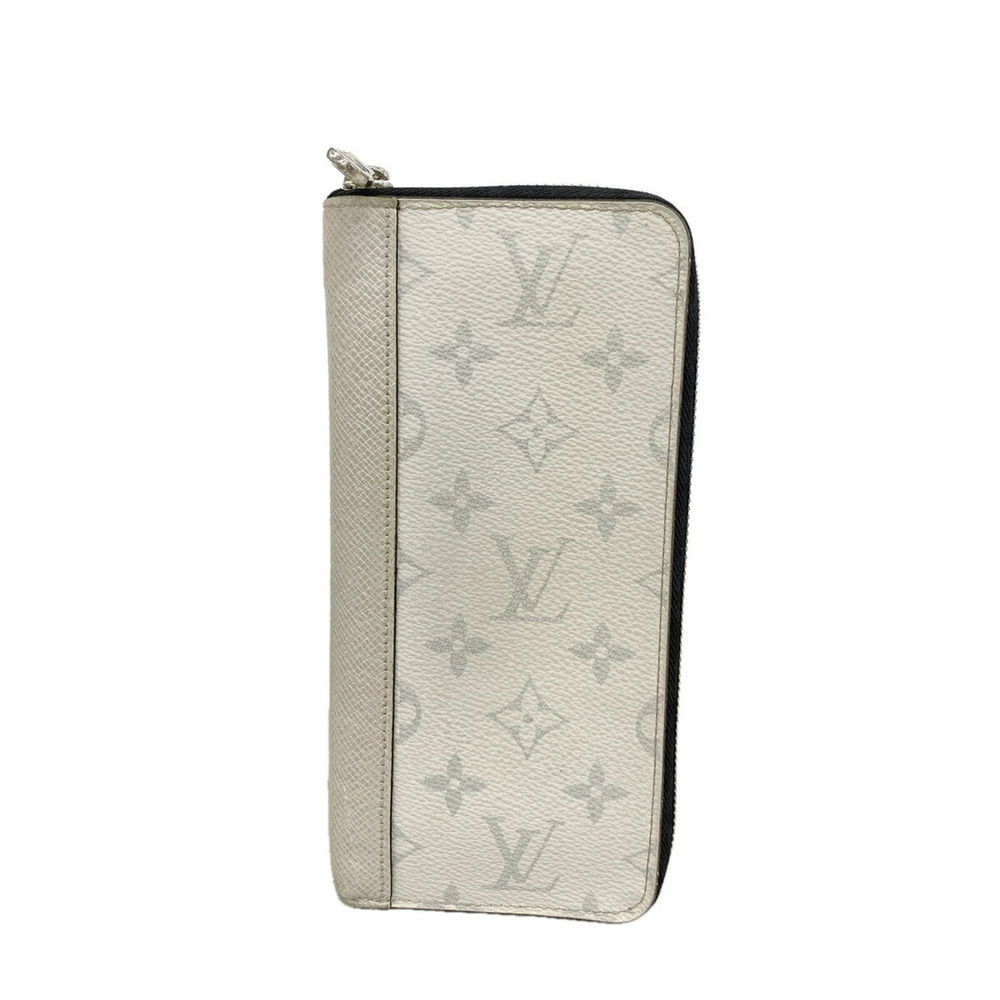 Louis Vuitton Taigarama Zippy Wallet Vertical M30446 Antarctica Men's Long